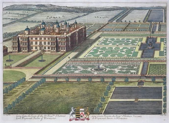 Long Leate, graviert von Johannes Kip (ca. 1652-1722)
